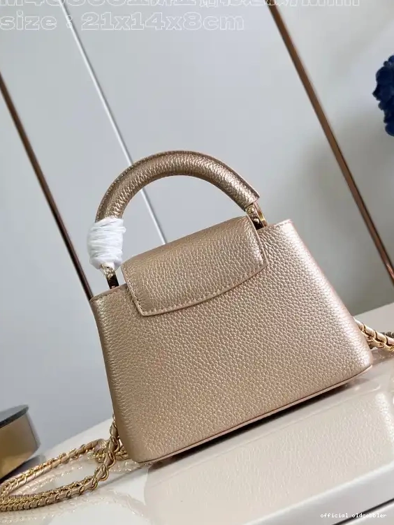 Official oldcobbler CAPUCINES LOUIS VUITTON MINI-21*14*8CM 0702